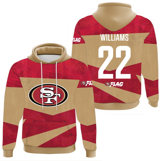 Customizable Flag Football Hoodie NFC Teams - Youth