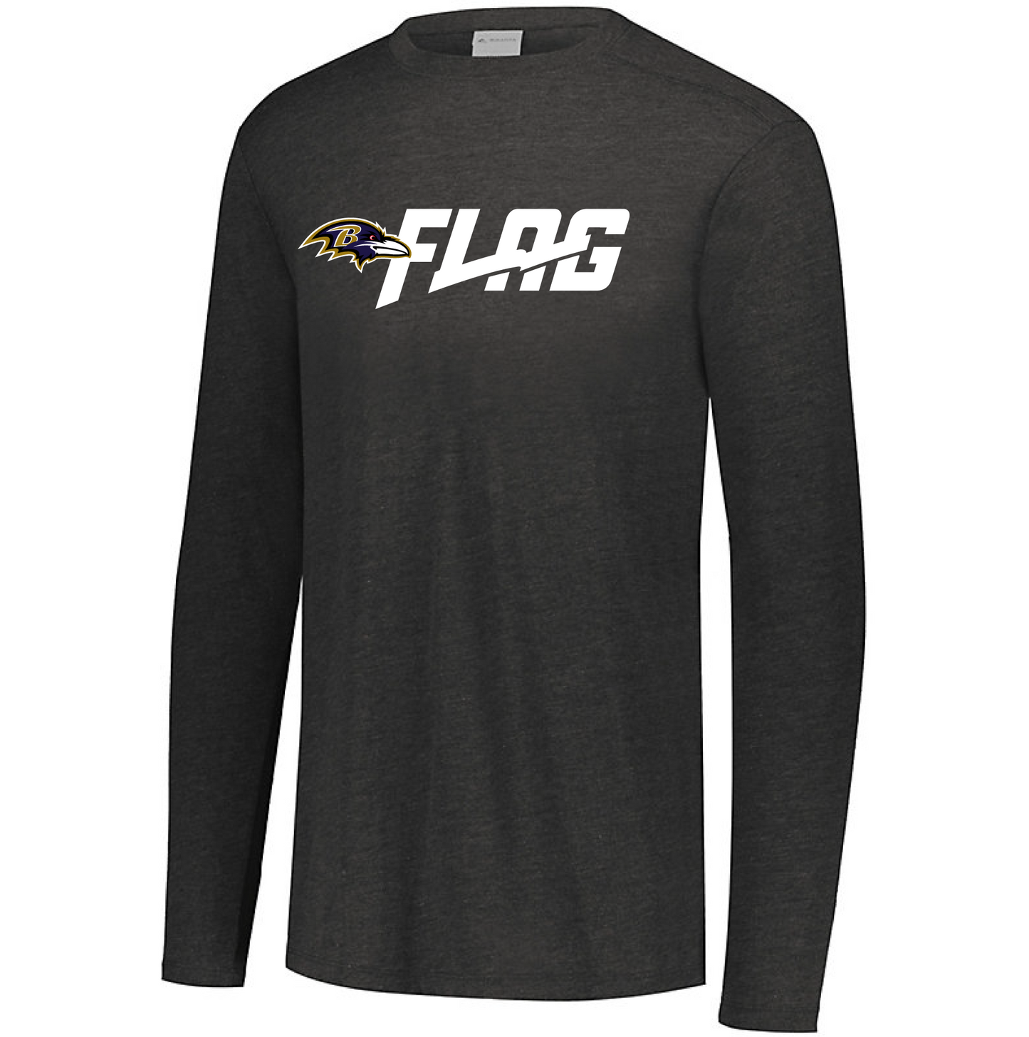 Long Sleeve Tri Blend - Youth - Baltimore Ravens