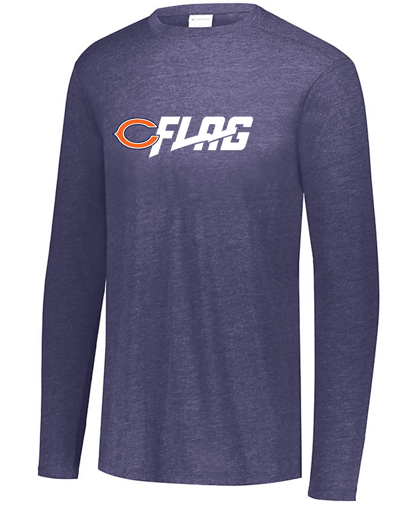 Long Sleeve Tri Blend - Youth - Chicago Bears