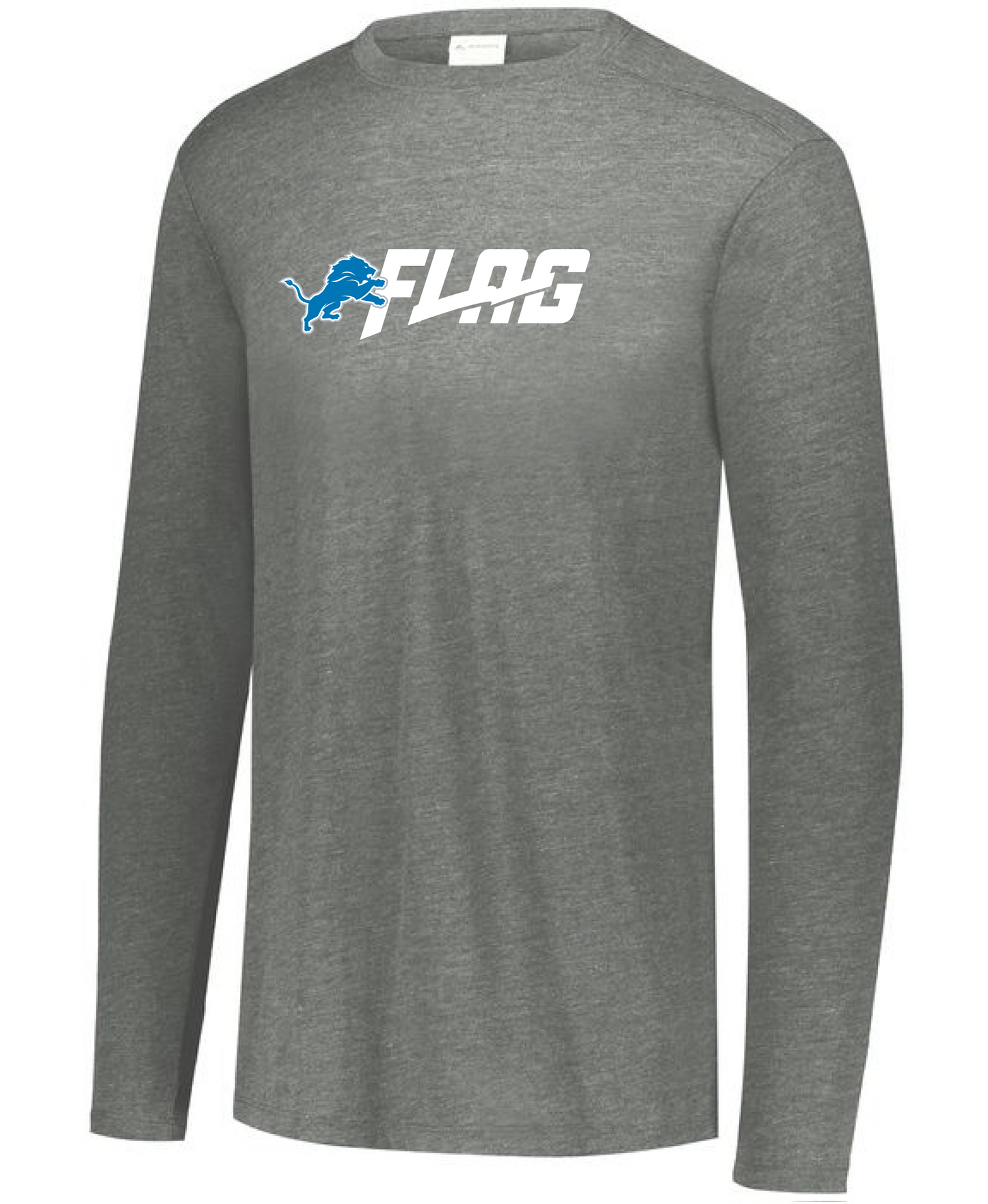 Long Sleeve Tri Blend - Adult - Detroit Lions
