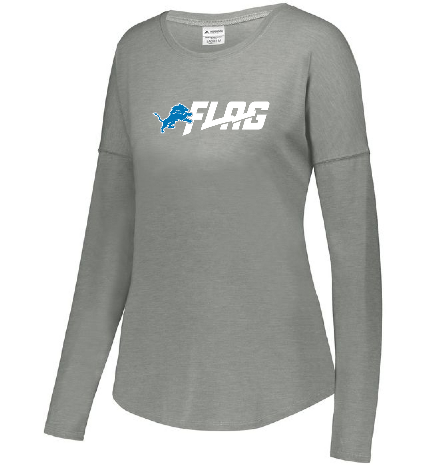 Long Sleeve Tri Blend - Ladies - Detroit Lions