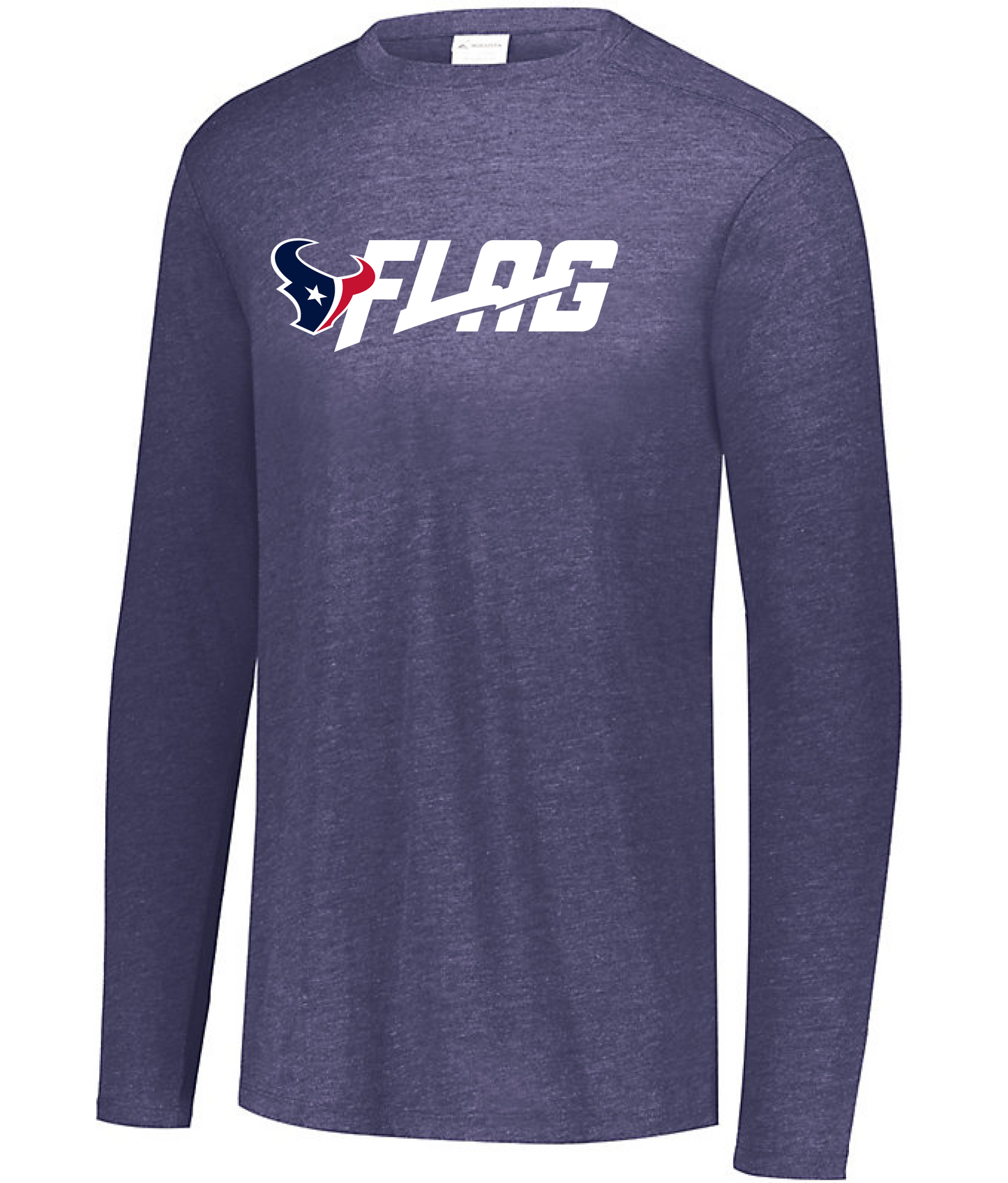 Long Sleeve Tri Blend - Adult - Houston Texans