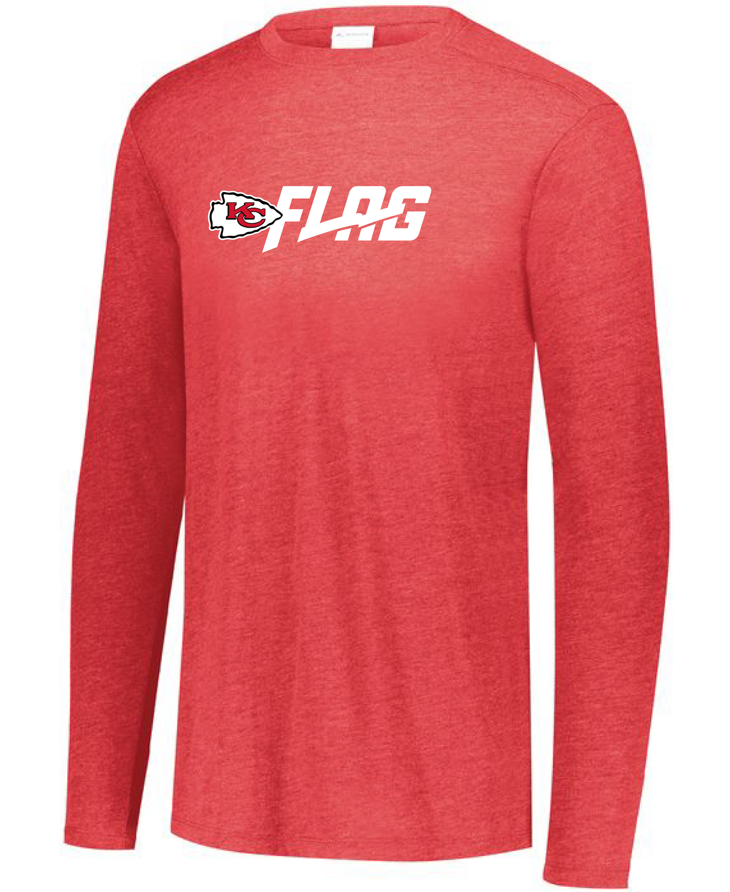 Long Sleeve Tri Blend - Adult - Kansas City Chiefs