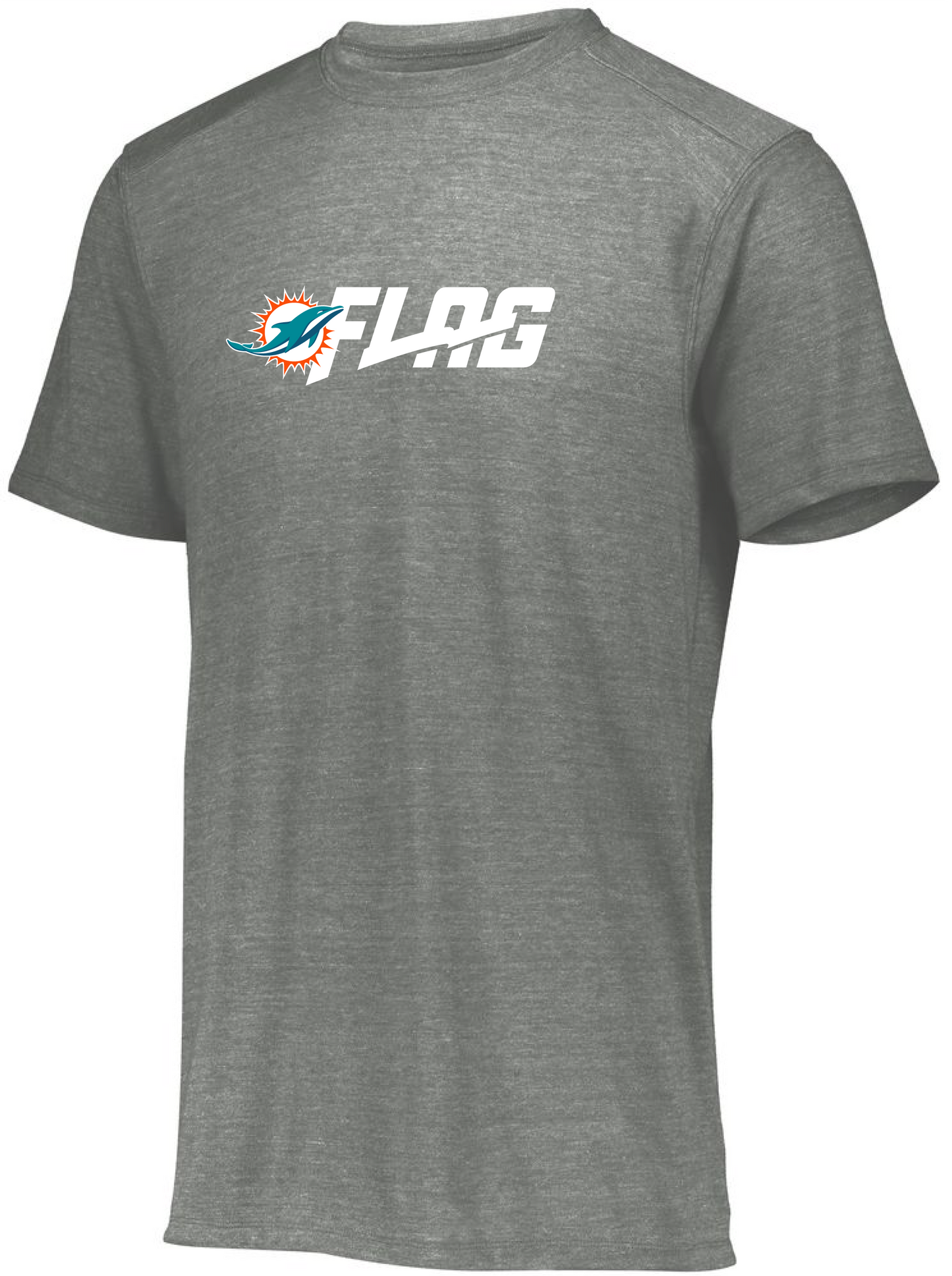 Tri Blend T Shirt - Adult - Miami Dolphins