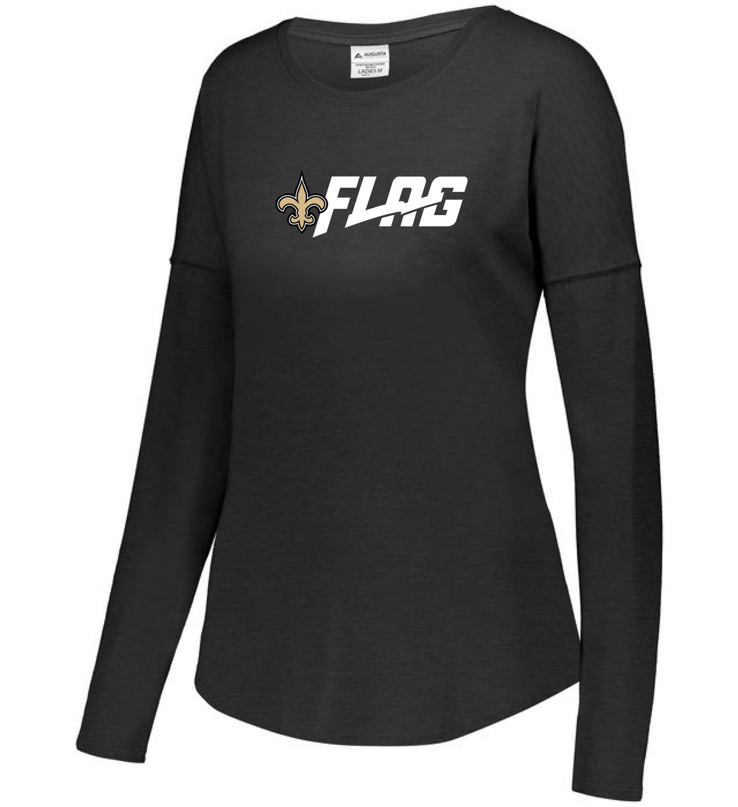 Long Sleeve Tri Blend - Ladies - New Orleans Saints