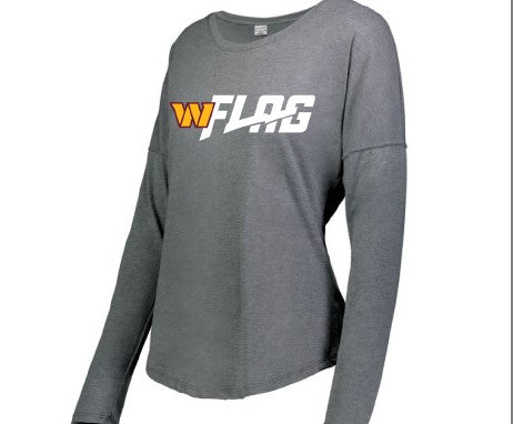 Long Sleeve Tri Blend - Ladies - Washington Commanders