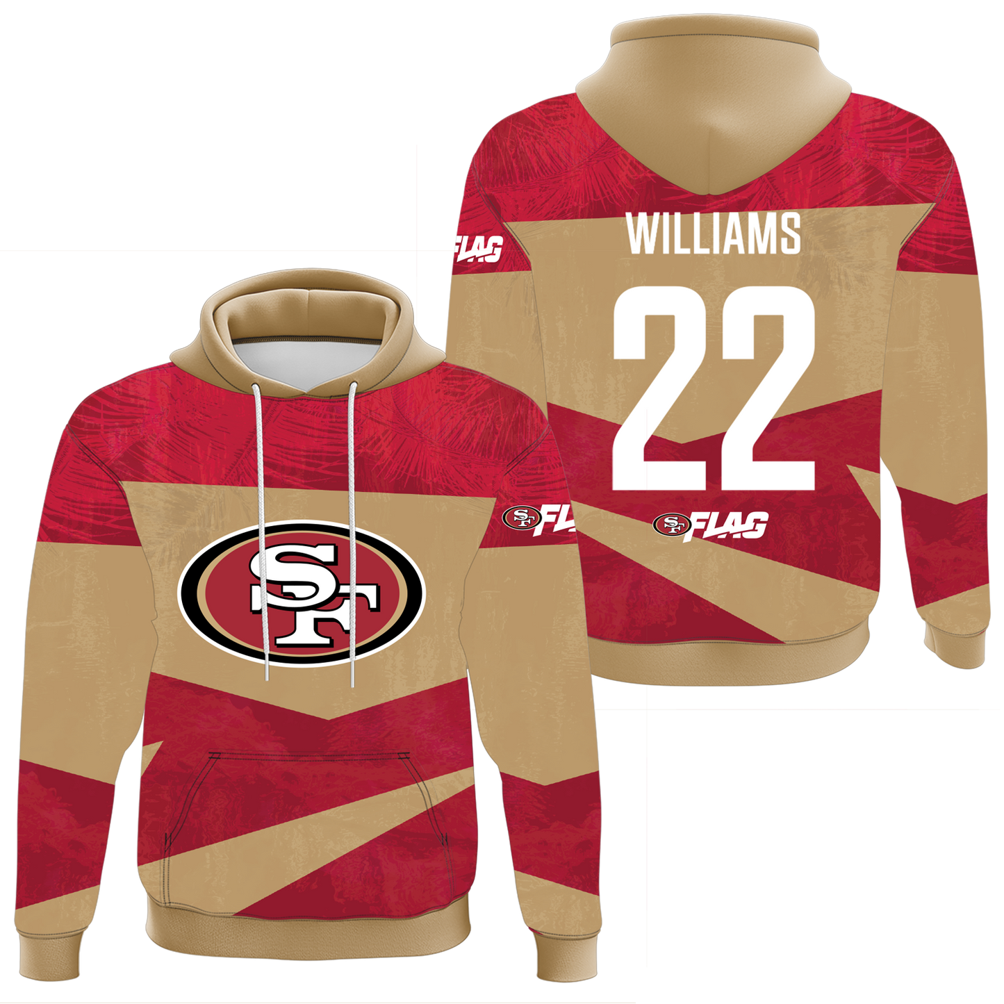 Customizable Flag Football Hoodie NFC Teams - Youth