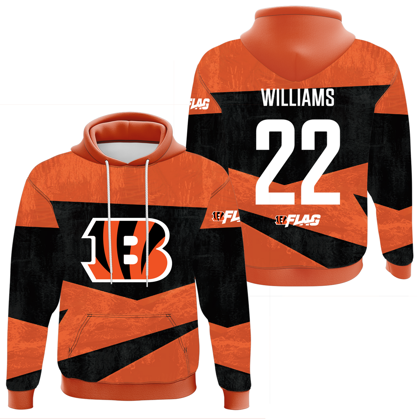 Customizable Flag Football Hoodie AFC Teams - Youth