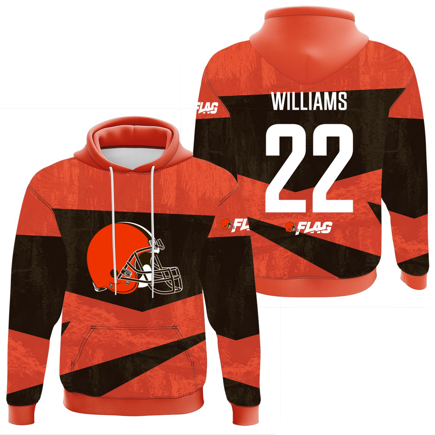 Customizable Flag Football Hoodie AFC Teams - Youth