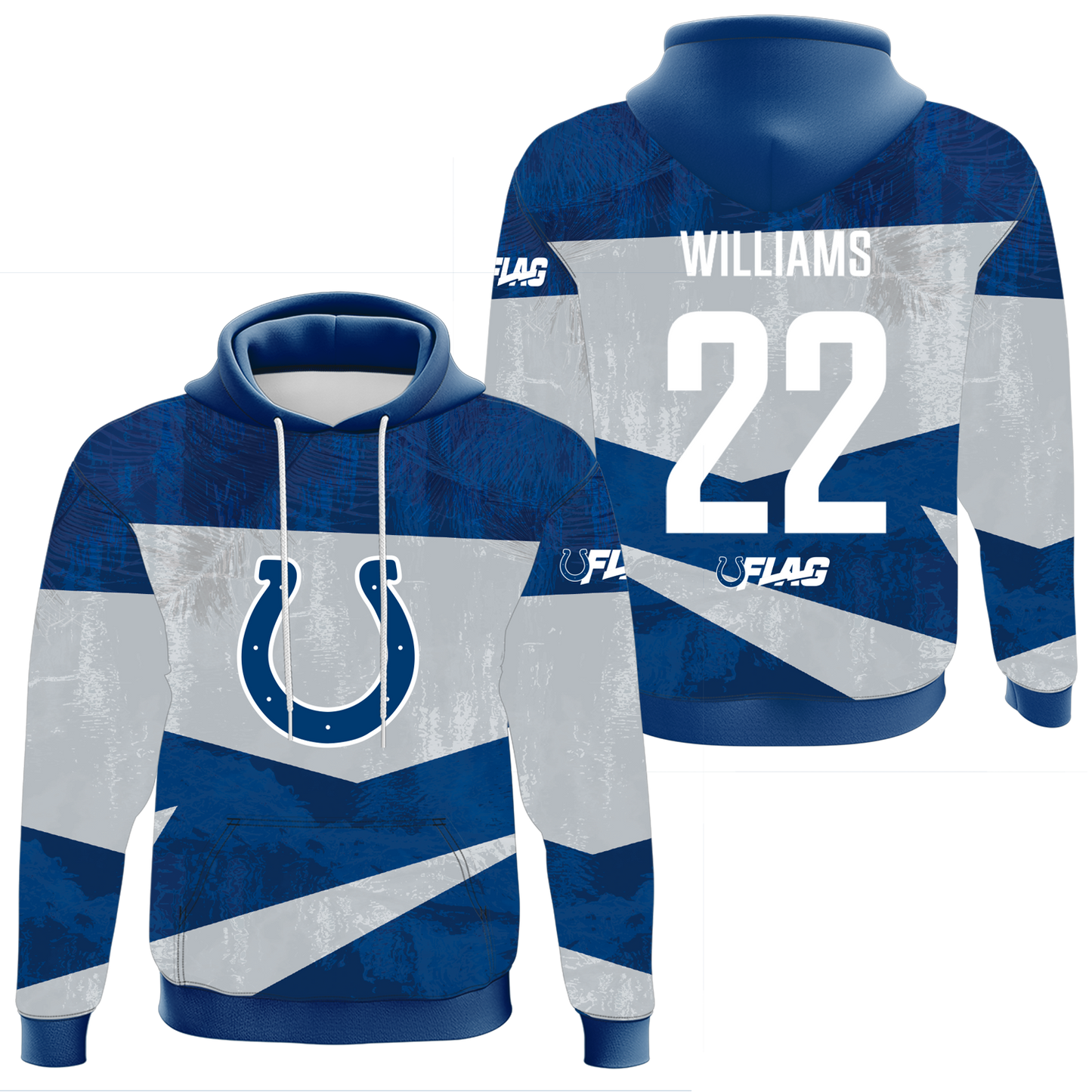 Customizable Flag Football Hoodie AFC Teams - Adult