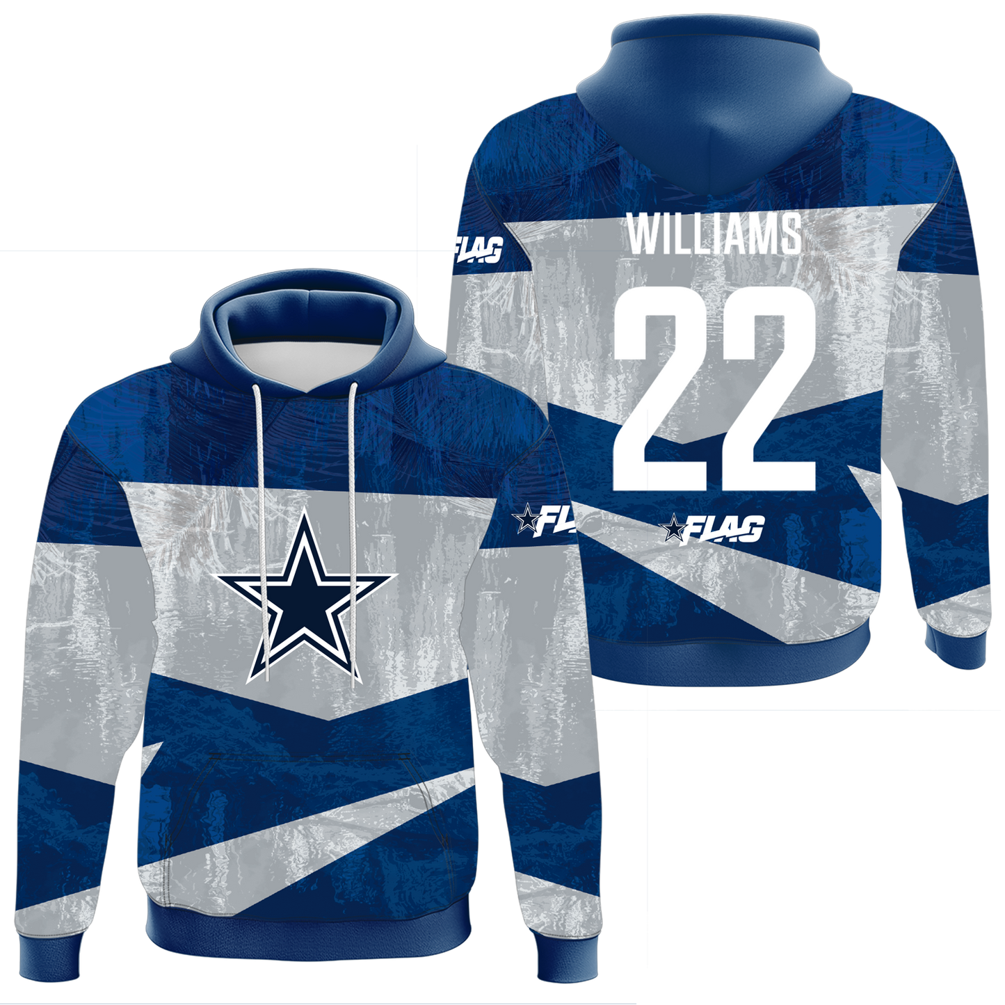 Customizable Flag Football Hoodie NFC Teams - Youth