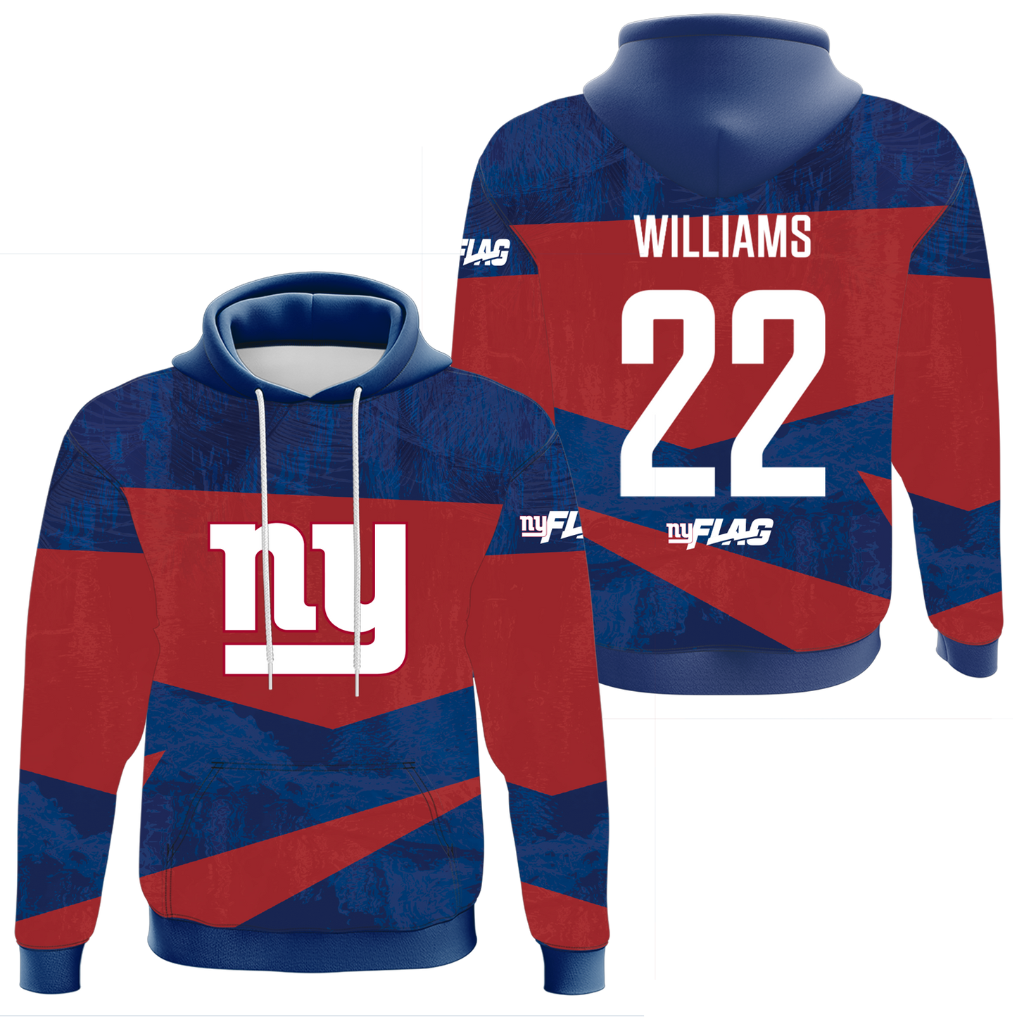 Customizable Flag Football Hoodie NFC Teams - Adult