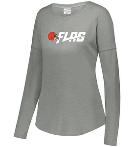 Long Sleeve Tri Blend - Ladies - Cleveland Browns