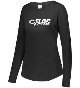 Long Sleeve Tri Blend - Ladies - Green Bay Packers