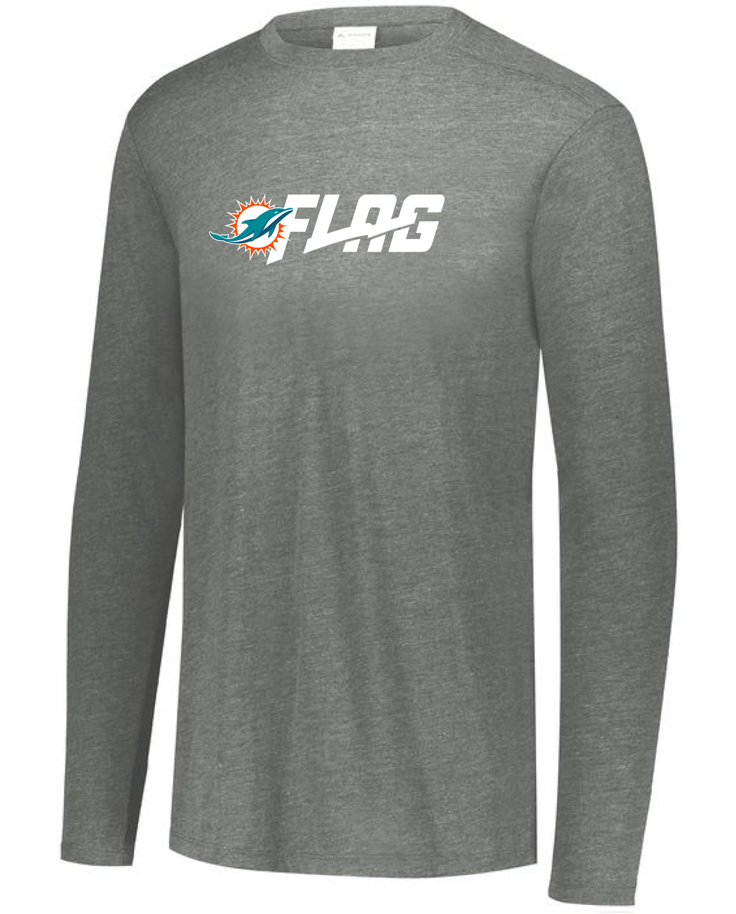 Long Sleeve Tri Blend - Adult - Miami Dolphins