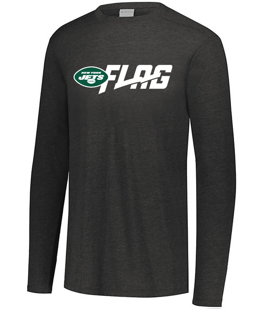 Long Sleeve Tri Blend - Youth - New York Jets