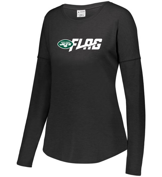 Long Sleeve Tri Blend - Ladies - New York Jets