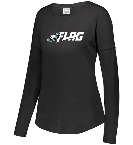 Long Sleeve Tri Blend - Ladies - Philadelphia Eagles
