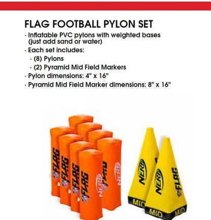 NFL FLAG Inflatable Pylon Set