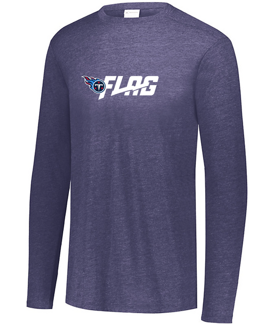 Long Sleeve Tri Blend - Youth - Tennessee Titans