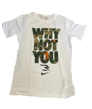 3BRAND Why Not You White T Shirt
